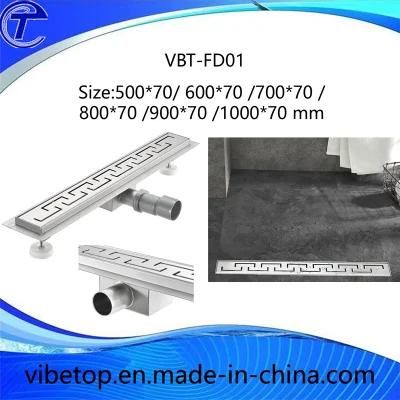 China Newest Style Stainless Steel Hotel Bathroom Floor Drainer