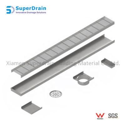 Sdrain Long Stainless Steel Swimming Pool Overflow Drain Cover