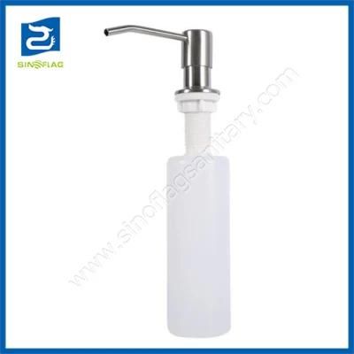 Wholesale 350ml ABS Plastic Hand Liquid Soap Dispenser for Kitchen Sink