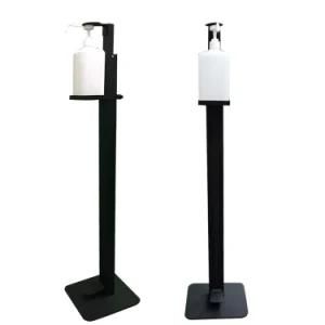 Stainless Metal Touchless Floor Stand Foot Pedal Operated Soap Sanitizer Dispenser for Hotel