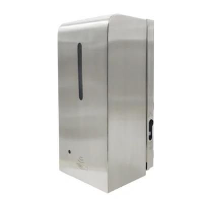 Electronic Hands Free Sensor Stainless Steel Soap Automatic Hand Sanitizer Dispenser with UV Light