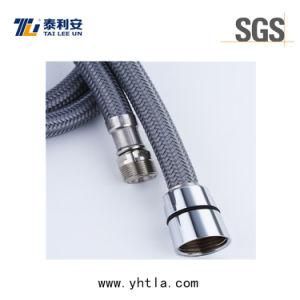 Grey Nylon Wire Braided Flexible Hose for Toilet Connection (L1004-B)