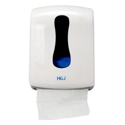 Hand ABS Plastic Manual Paper Towel Dispenser for Commercial Bathroom