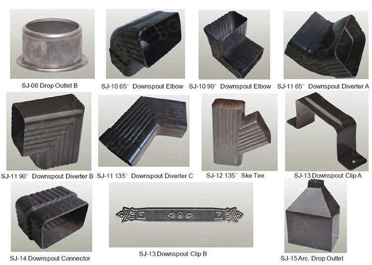 Philippines Price of Stainless Gutter Industrial Gutters Building Material Aluminum Drainage