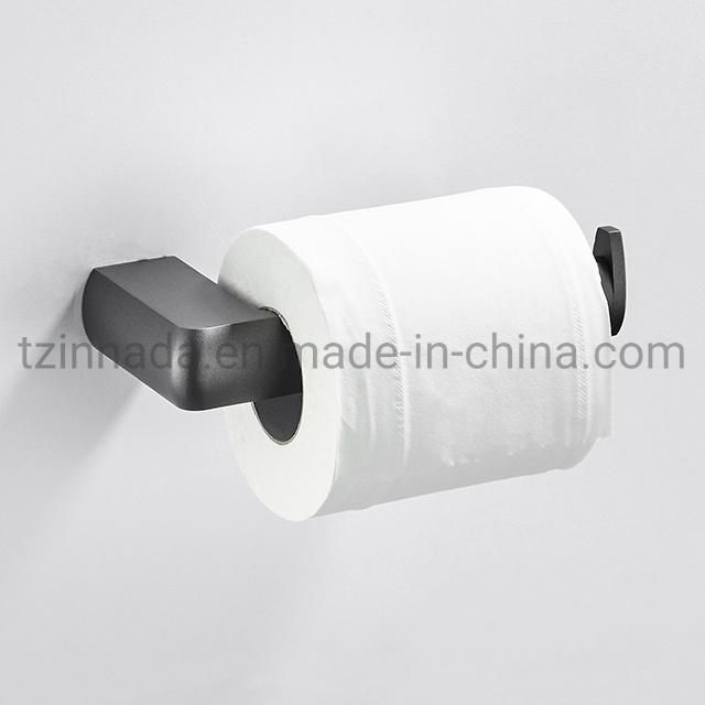 Brass Paper Holder Gun Black PVD Toilet Tissue Paper Roller (NC6186)