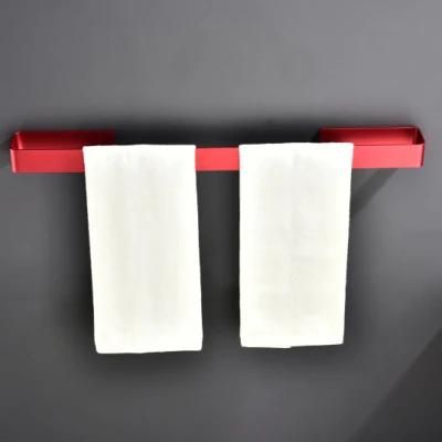 Self Adhesive Bathroom Towel Bar Wall Mounted Towel Rack for Bathroom