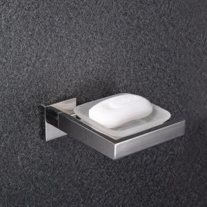 Wall Mounted New Square Style Inox Stainless Steel Soap Dish Holder Bathroom Accessories