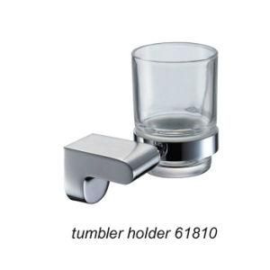 Wall Mounted Zinc Alloy Single Tumbler Holder Chrome Finish 61810