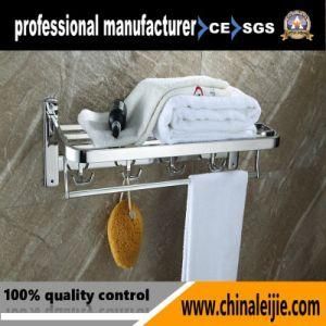 Pure 304 Stainless Steel Folding Towel Rack Bathroom Accessory