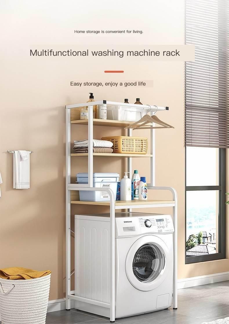 Balcony Washing Machine Rack Storage Shelf Bathroom Toilet Rack