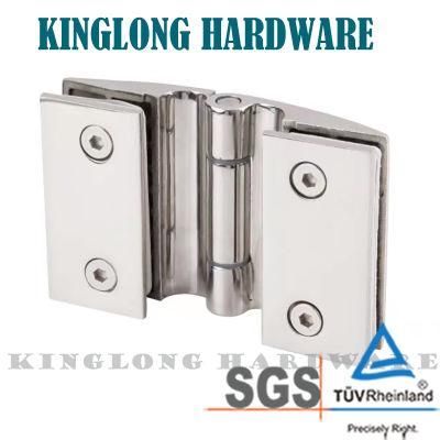 Stainless Steel /Brass/Zinc Alloy Glass Fittings Bathroom Accessories Glass Clamp Shower Hinge