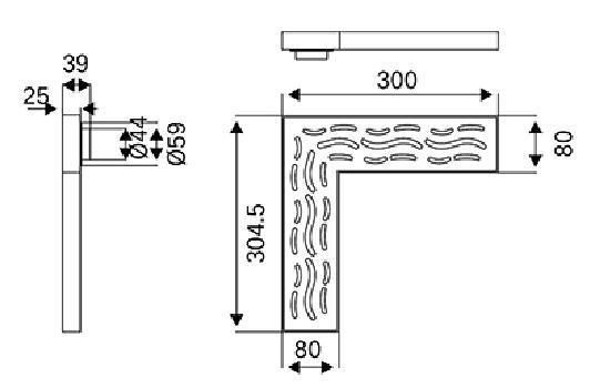 Sanitary Fitting Stainless Steel Floor Drain