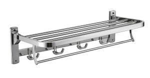 Towel Rack Stand New Product Ideas Bathroom Stainless Steel Towel Rack with Hooks
