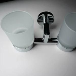 Wall Mounted 304 Stainless Steel Weld Double Tumbler Holder