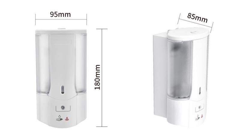 450ml Automatic Induction Sterilizer, Touchless Automatic Spray Hand Sanitizer Dispenser, Free Wall Mounted Motion Sensor Smart Alcohol Soap Dispenser