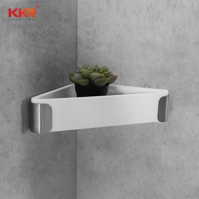 Bathroom Shower Room Corner Matte Solid Surface Shelf