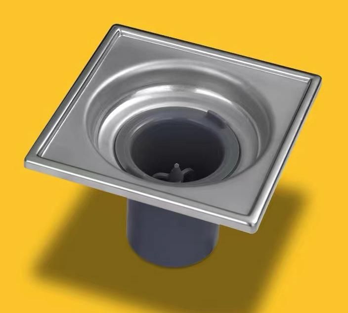 Manufacturer Kitchen Toilet Bathroom Accessory Sanitary Hardware Stainless Steel Square Floor Drain