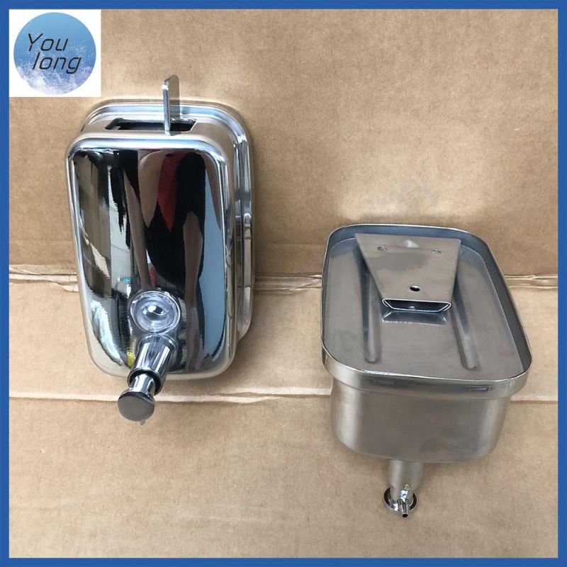 China Hot Selling 500ml~800ml~1000ml Stainless Steel 304 Hand Liquid Soap Dispenser