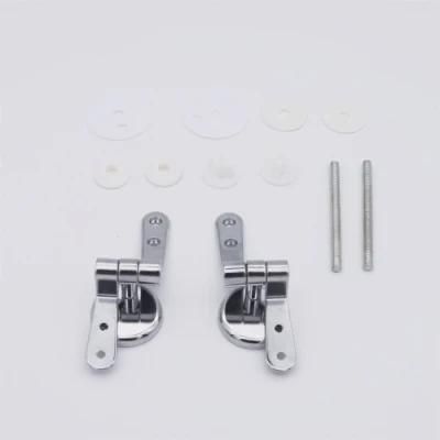 Toilet Seat Hinges Replacement Parts, Adjustable Toilet Seat Bolts Nuts Hinges Kits with Mounting Screws