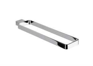 Stylish Square Solid Brass Bathroom Double Towel Bar