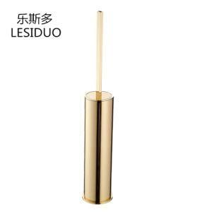 Brass Gold Plated Bathroom Brush Holder