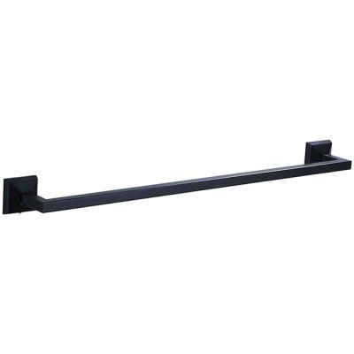 Brass Matt Black Sanitary Ware Bathroom Accessories Single Towel Bar (NC7042)