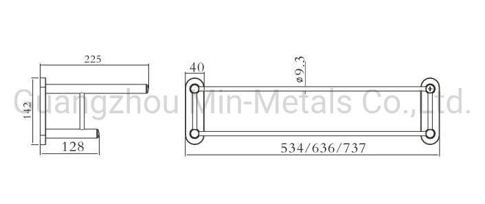 Stainless Steel High Quality Towel Rack Mx-Tr06-107