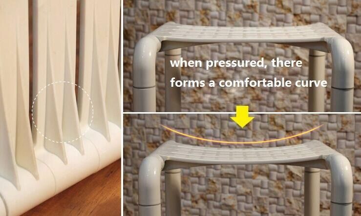 Foldable Nylon Shower Chair for Bathroom