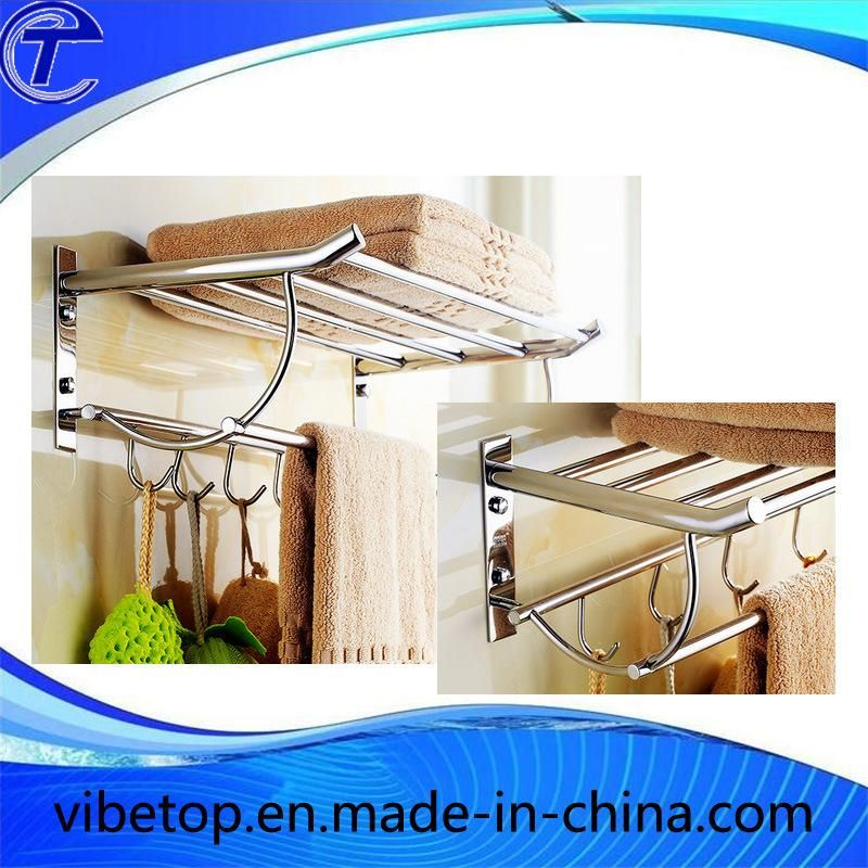 Double Pole Space Aluminium Towel Rack Tr-033