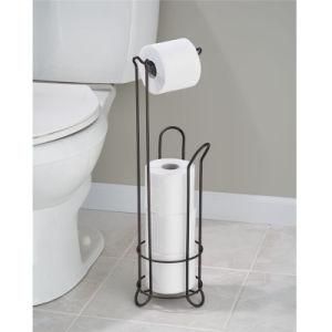 Classic Free Standing Toilet Paper Holder for bathroom Storage