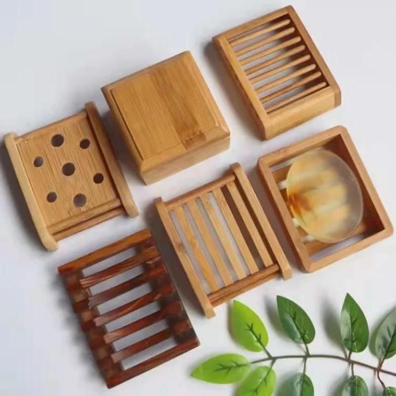 Bamboo Soap Dish Box, Environmentally Friendly and Easy to Carry