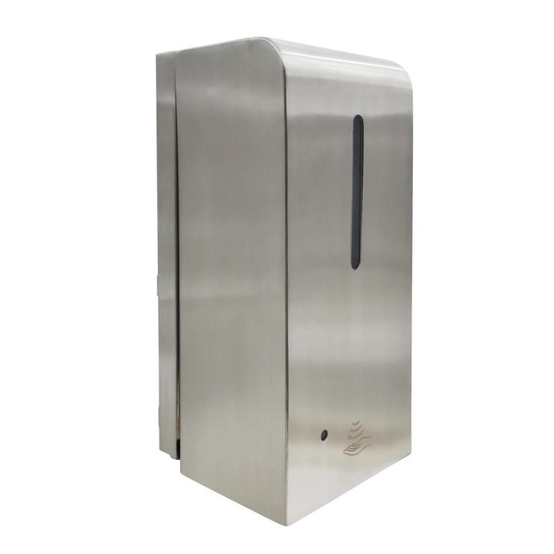 Electronic Hands Free Sensor Stainless Steel Soap Automatic Hand Sanitizer Dispenser with UV Light