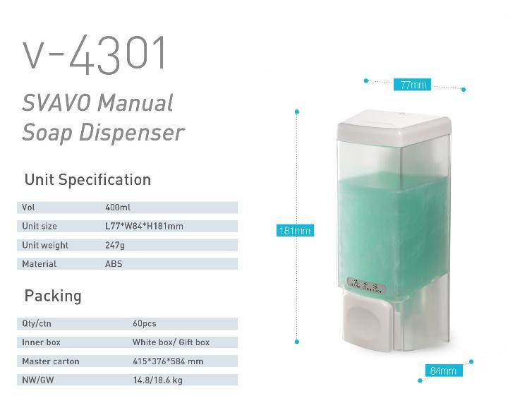 Refillable Sanitizer Dispenser Hand Wash Soap Dispenser
