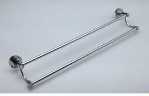OEM ODM Nice Wall Mounted Stainless Steel 304 Simple Double Tiers Towel Bar
