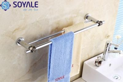 Brass Double Towel Bar with Chrome Plated (SY-2748)