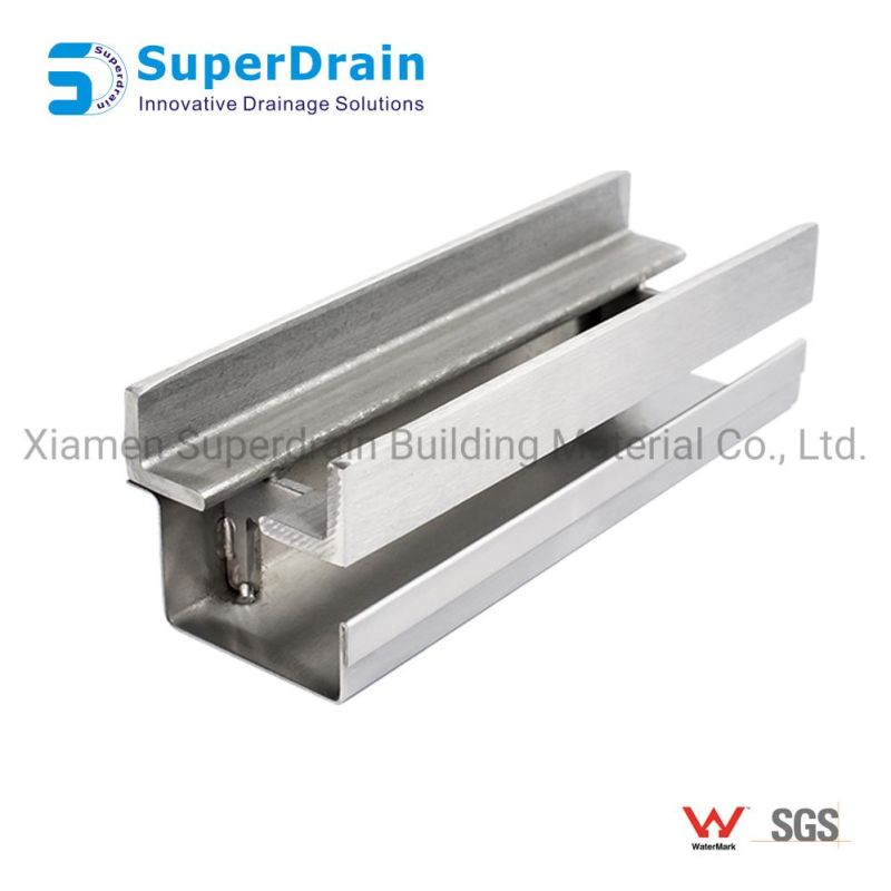 Sdrain Thresholds Invisible Drain for Balcony Against The Sliding Door