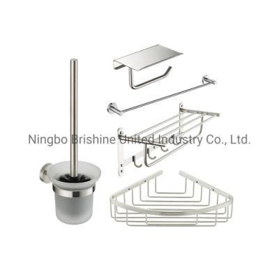 Brishine Zinc Economic Bathroom Acceossories Set Hook/Holder/Bar Sanitary Wares