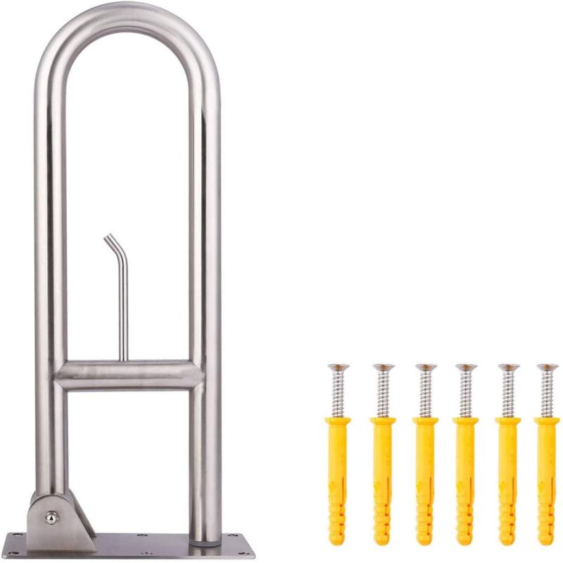 Stainless Steel Wall Mounted Toilet Safety U-Shape Grab Bar