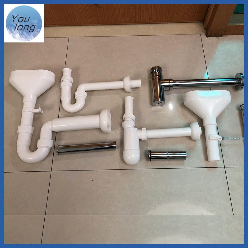 Sink Drain Pipe PVC Pipe for Kitchen Strainer Bathroom Siphon