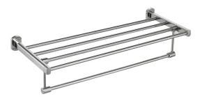 Wall-Mounted Towel Holder Shelf Mirror Polished 304 Stainless Steel Towel Rack