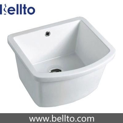 Hot selling Square Ceramic Laundry Tub for Bathroom Fixture