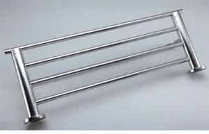 304 Stainless Steel Folding Towel Racks with Hooks Multifunctional Bath Towel Rack