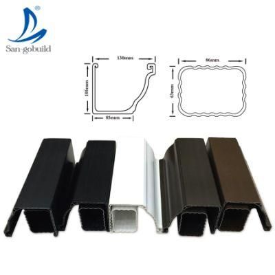 Plastic Black Joiner Drain Channel/Canalones PVC Agua De Lluvia PVC Rainwater Collector Roof Rain Gutters