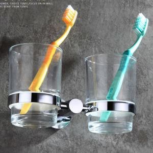 Wall Mounted Brass Toothbrush Holder
