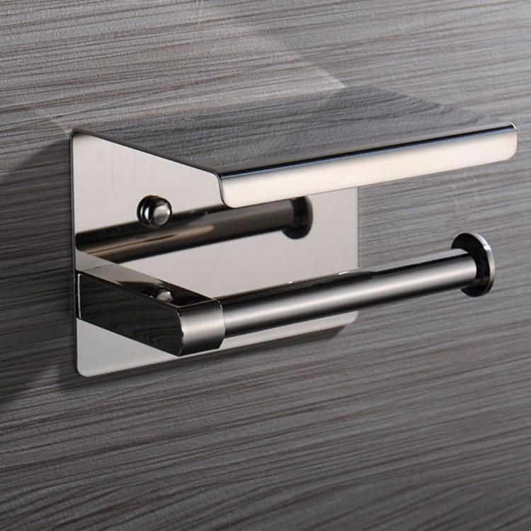 304 Stainless Steel Wholesale Toilet Tissue Roll Paper Box Holder in Bathroom Accessories Paper Holder