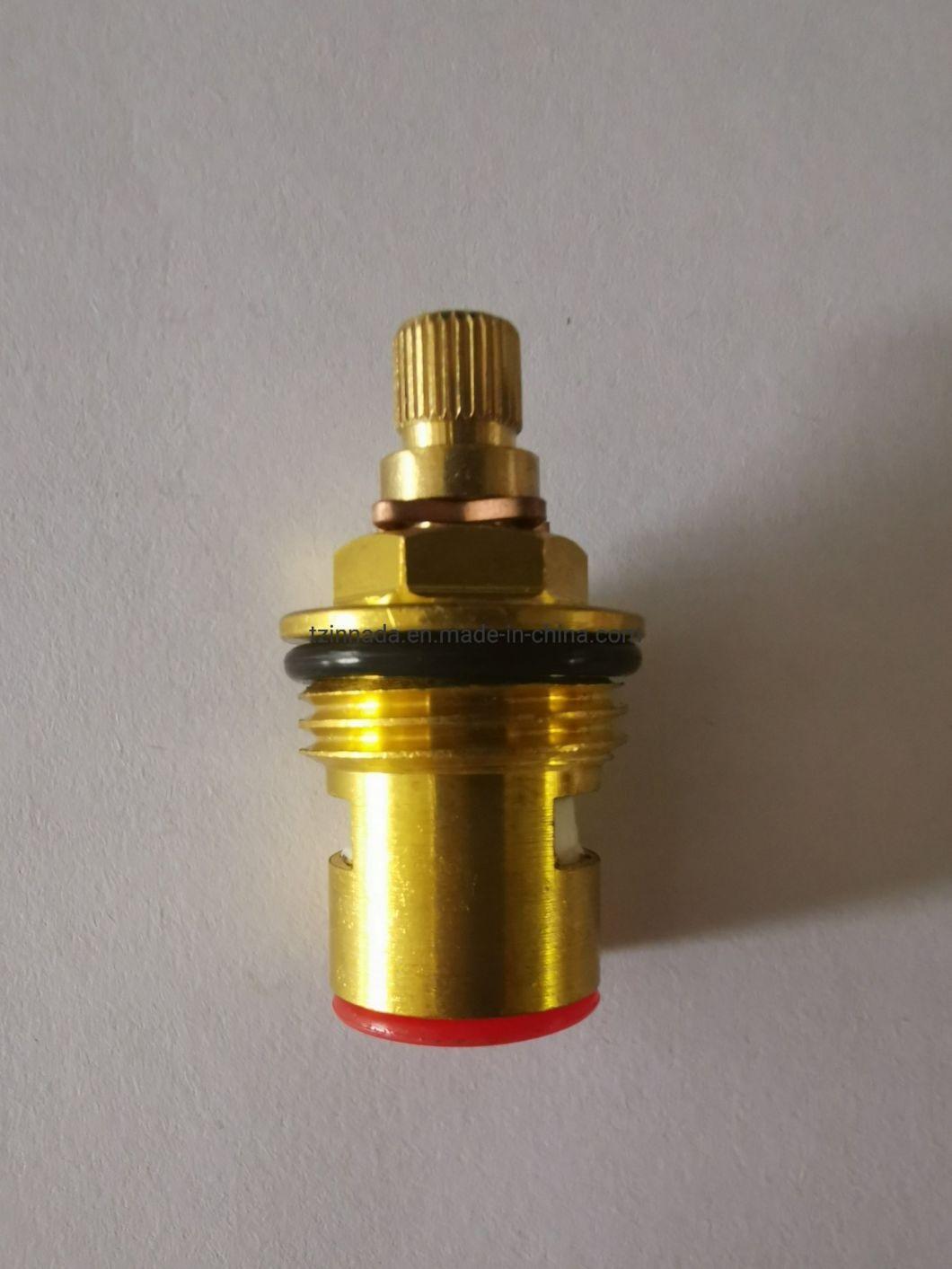 Brass Valve Bathroom Faucet Cartridge for Valve Parts and Faucet