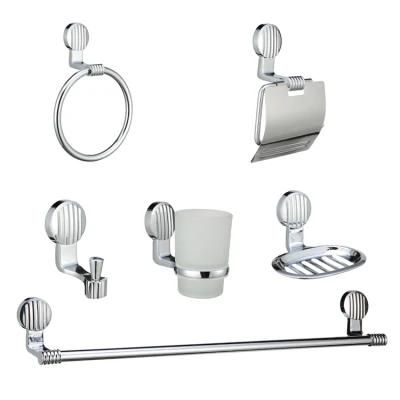 Zinc Accessories Bathroom Brushed Square Bathroom Accessories Set for Bathroom Sets Accessory Luxury