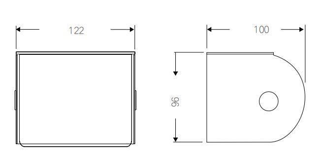 Td-1122A Stainless Steel Toilet Tissue Paper Holder
