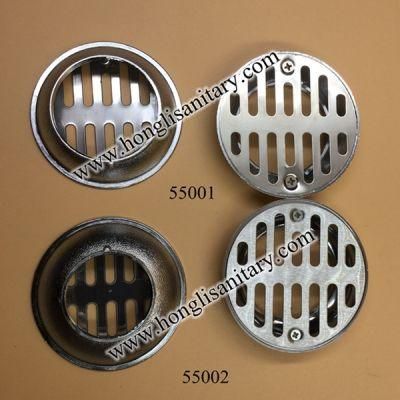 Stainless Steel Floor Drainer in Plastic or Zinc Bottom