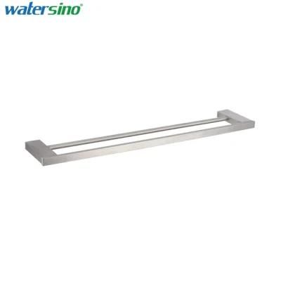 Bathroom Accessories Stainless Steel 304 Brushed Square Shower Toilet Towel Bar